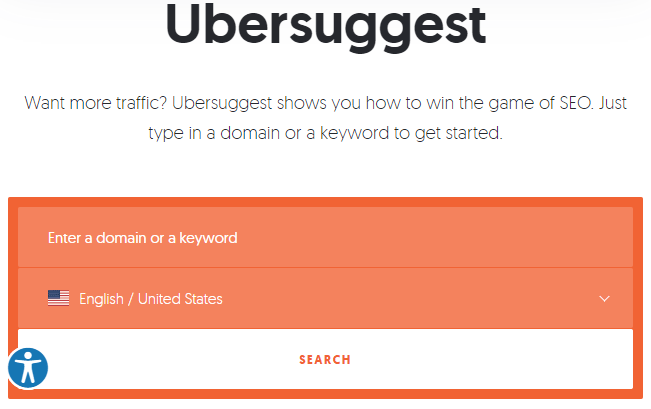 Ubersuggest for SEO content writers