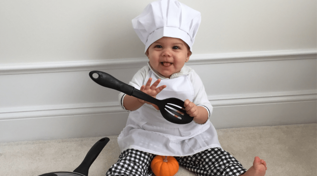 young child chef