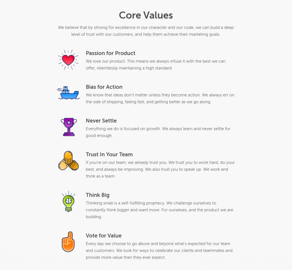 about coschedule core values