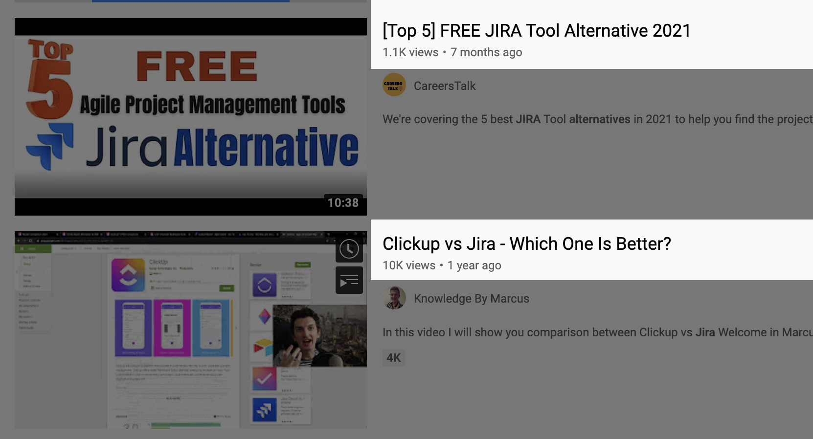 jira video views