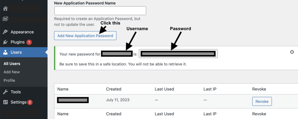 Generating new password for NeuronWriter